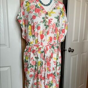 Bobbie Brooks Floral Dress EUC